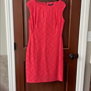 Chaps cap sleeve dress